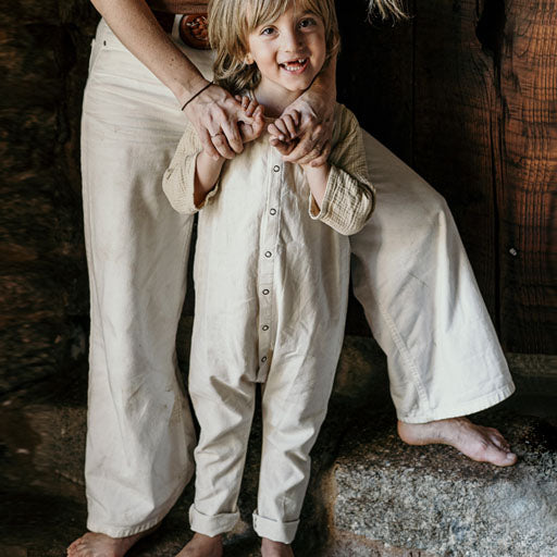 The Baby Forest Playsuit - Oatmeal