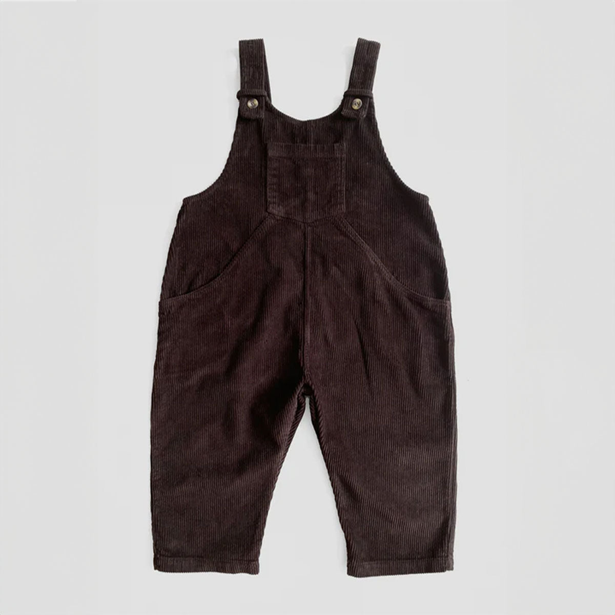 The Corduroy Dungaree - Chocolate