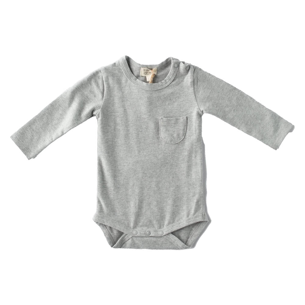 The Long-Sleeve Onesie - Gray Melange