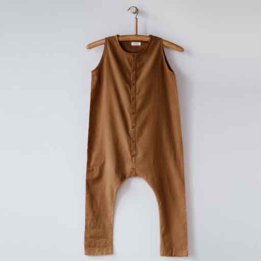 The Baby Forest Playsuit - Rust