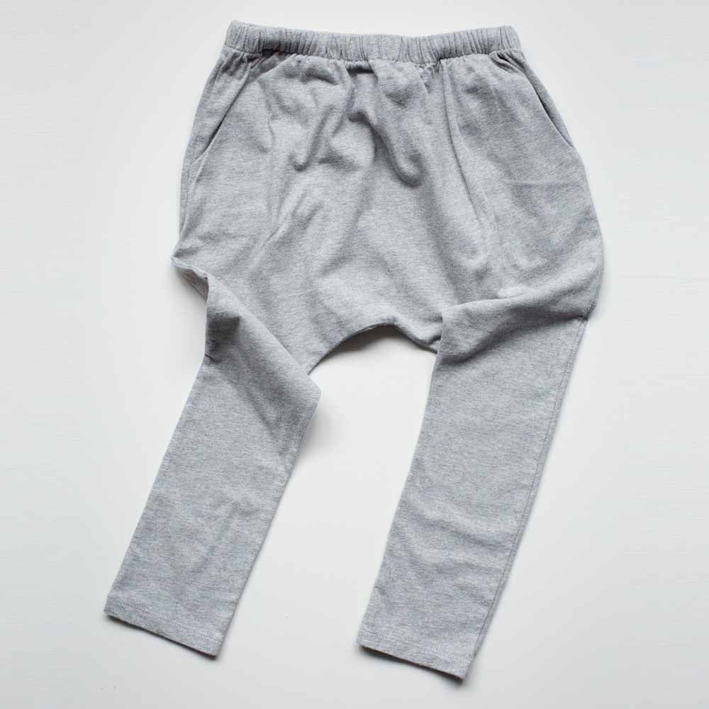 The Baby Harem Trouser - Gray Melange