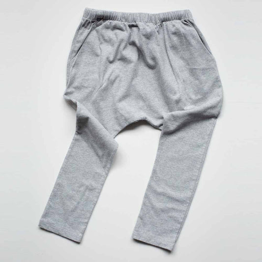 The Baby Harem Trouser - Gray Melange