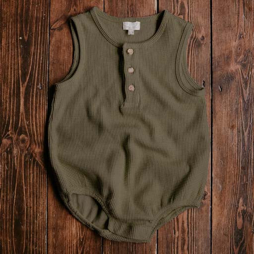 The Seeker Romper - Olive