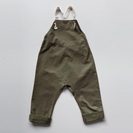 The Baby Workman Overall - Olive