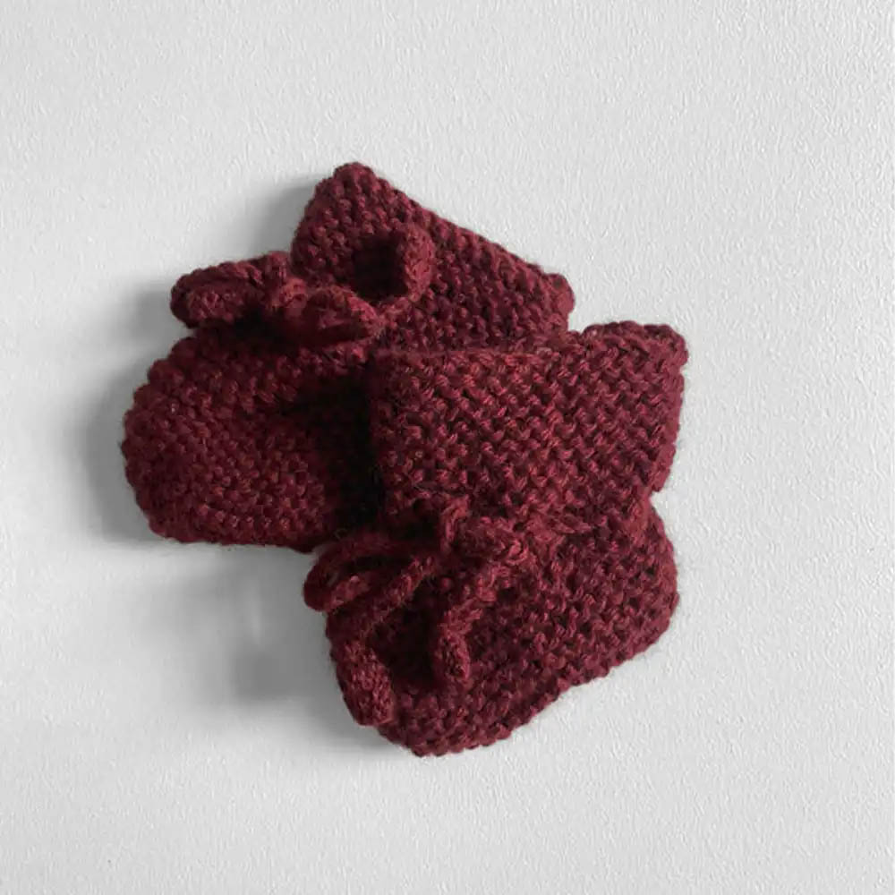 The Alpaca Bootie - Winterberry