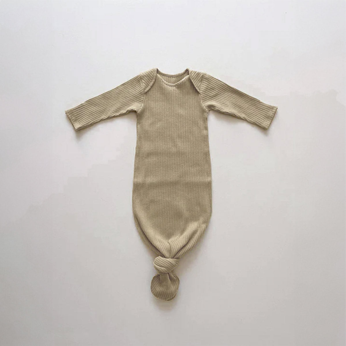 The Ribbed Sleep Gown - Sand