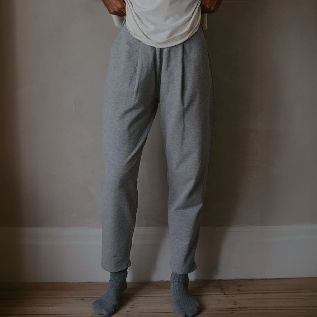 The Women's Cozy Trousers - Gray Melange